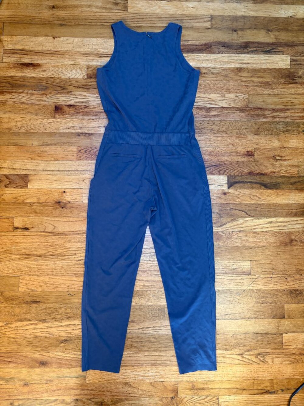 Athleta Royal Blue Sleeveless Jumpsuit - Picture 4 of 5